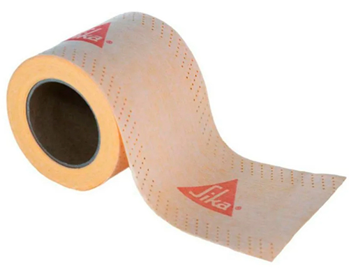 SikaSealing Tape F RU 100 м, Лента эластичная гидроизоляционная для бассейнов и влажных помещений, рулон
